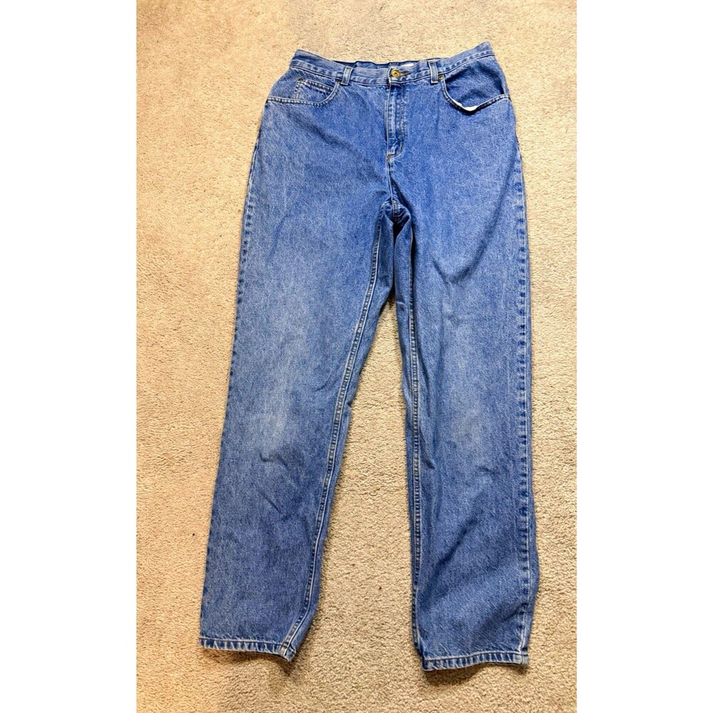 Liz Claiborne Women's Classic Fit Blue Denim 5-Pocket Jeans Size 12R
